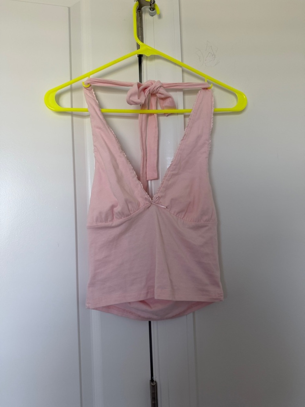 Pink Halter Tank Top - Women's Sleeveless Top